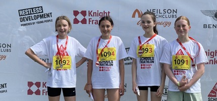 Our Triathletes at the Schools Triathlon 2024