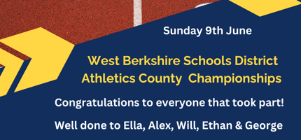 Sports Success at The West Berkshire Schools County Athletics Championships