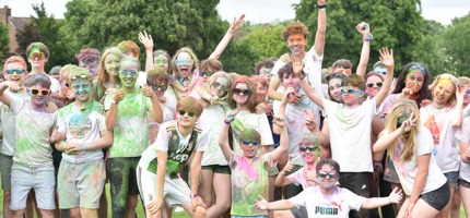 The annual Colour Run Fundraiser!