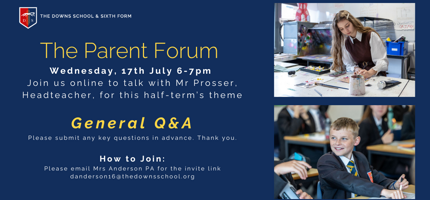 The Parent Forum 17th July