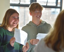 LR The Downs School A level results day 2024 Newbury West Berkshire 18