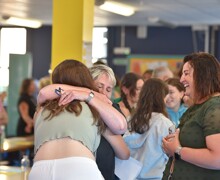 LR The Downs School A level results day 2024 Newbury West Berkshire 31