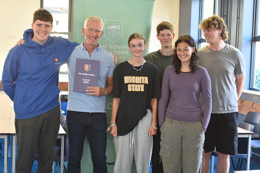 LR The Downs School A level results day 2024 Newbury West Berkshire 47