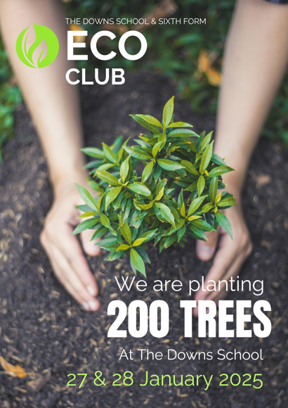 Eco Club 200 Trees poster A4