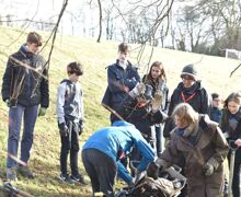 TheDownsSchoolEcoClubTreePlanting2025 23