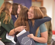 LR The Downs School Newbury GCSE Results Day 2025 Berkshire 04