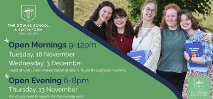 Our Sixth Form Open Events Autumn, 2025