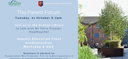 The October Parent Forum 2025