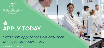 Apply Now - Sixth Form Applications are now open