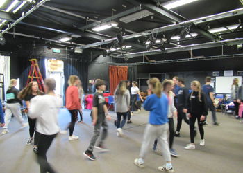 Students audition for the National Youth Theatre