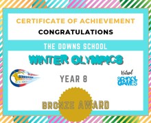 The Downs Winter Olympics Bronze Certificate (5)