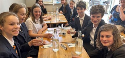 Eco Club visit sustainable cafe
